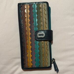 Fossil Multicolor Leather Wallet